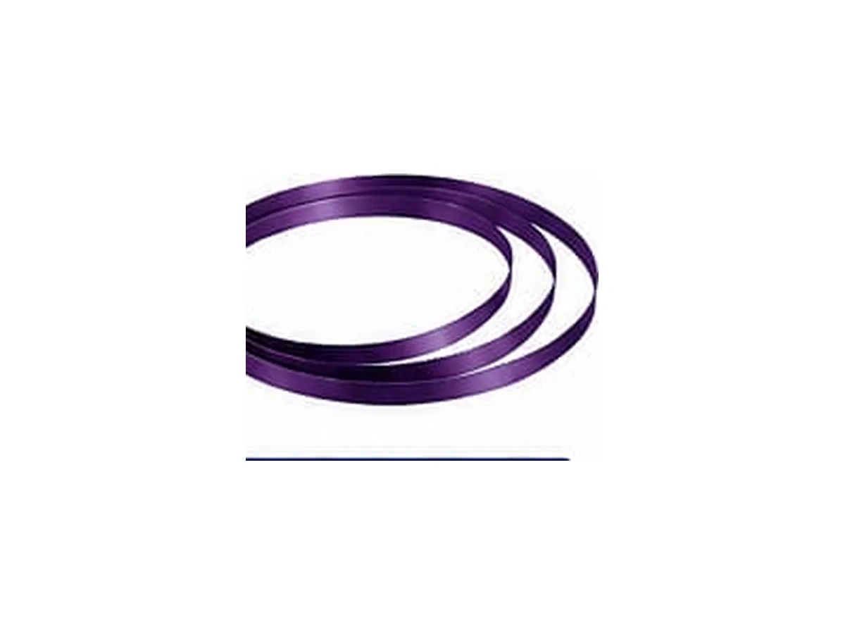 Coiled purple-coated band saw blade