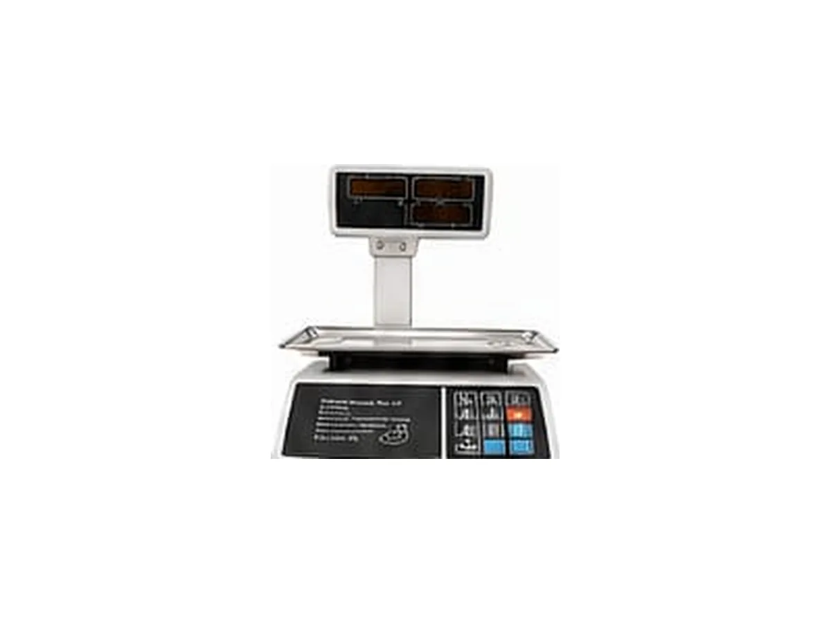 Digital price computing counter scale with weight, unit price and total display Digital price computing counter scale with weight, unit price and total display